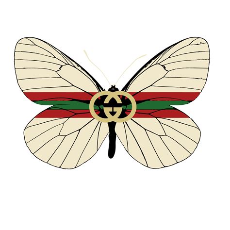 gucci butterfly logo.